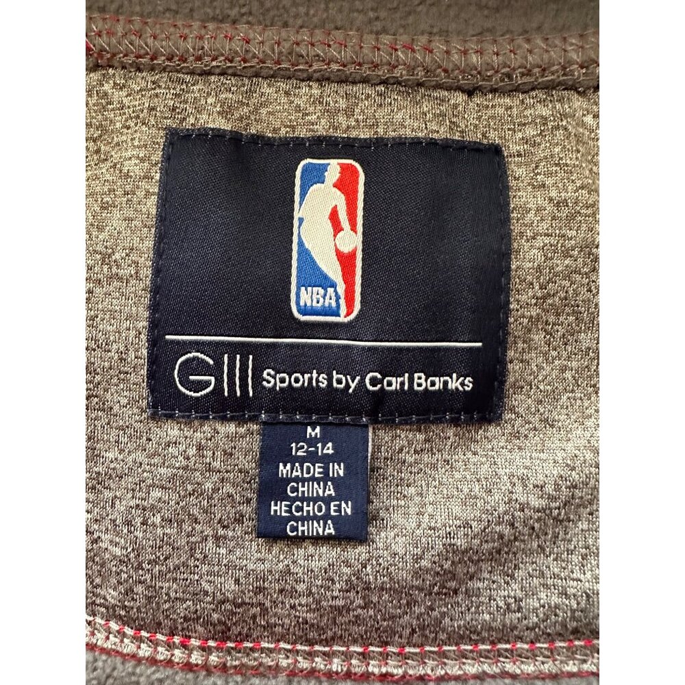 NBA G-III by Carl Banks Chicago Bulls 1/4 Zip Fleece Lined M Pullover NWT - Picture 11 of 11